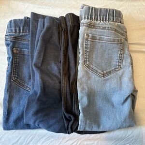 Set of Four Denim Blue Jeans